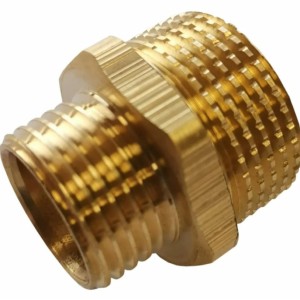 Переход латунный 1/2"х3/8" никелированный